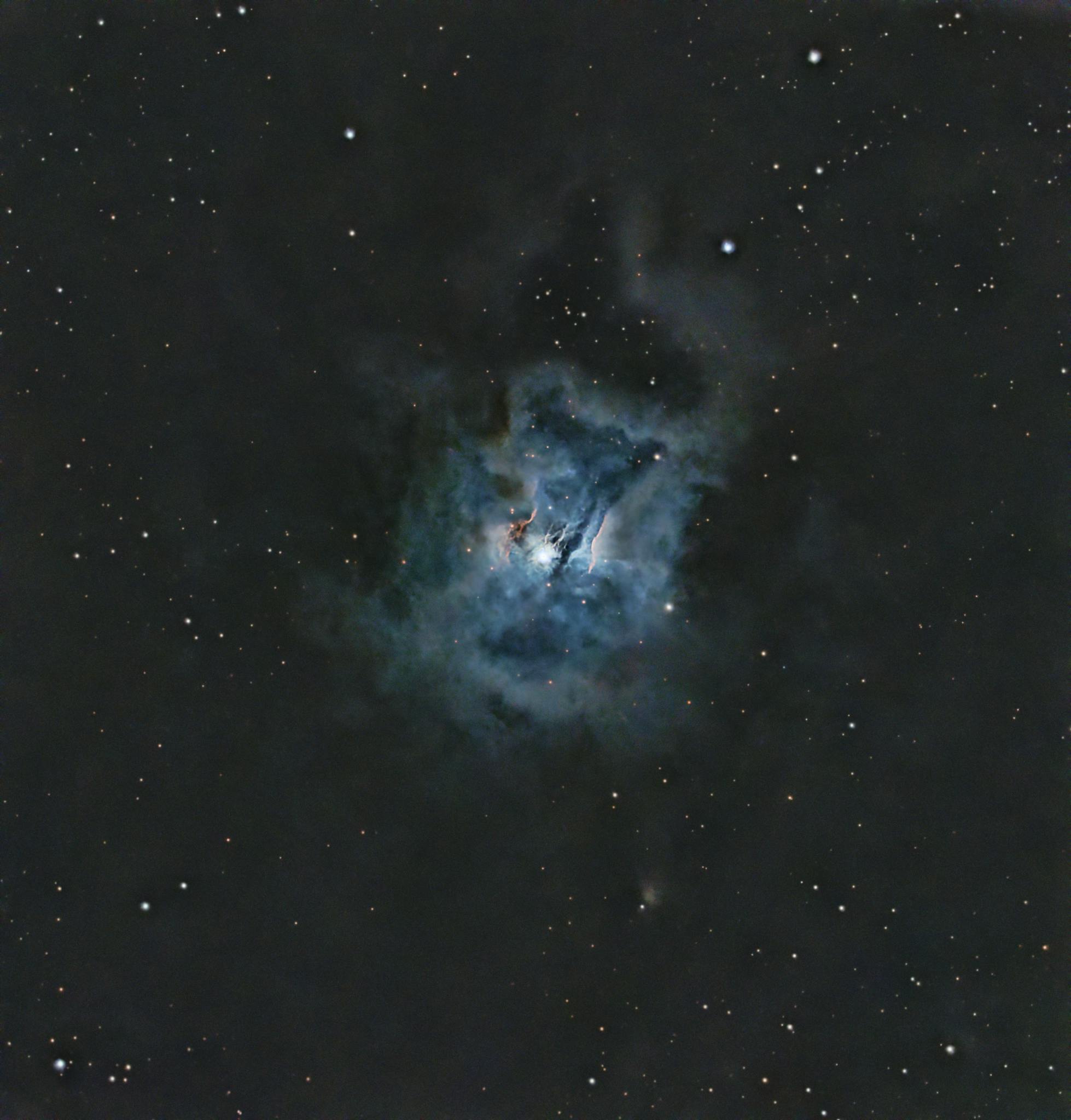 A captivating image of a nebula surrounded by stars in the vast cosmos.